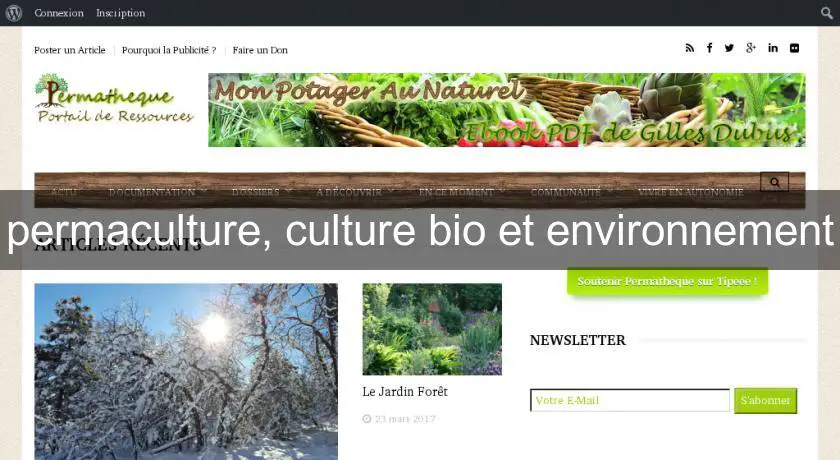 permaculture, culture bio et environnement