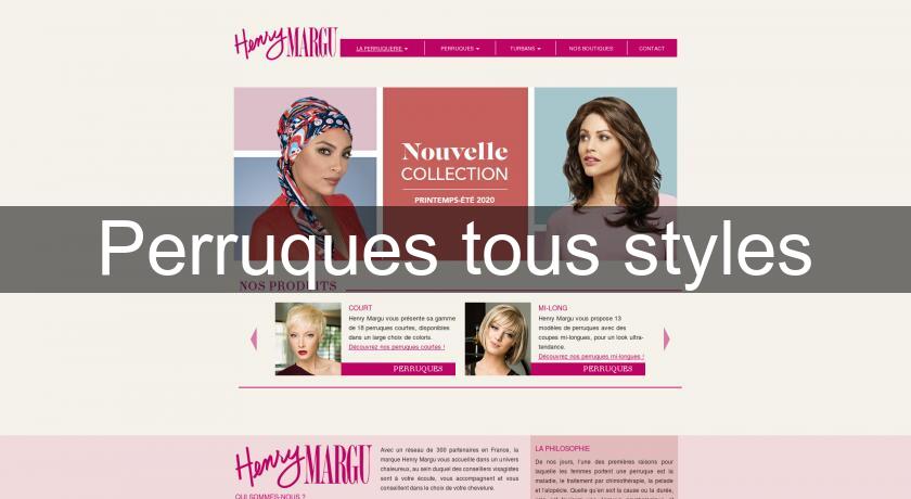 Perruques tous styles Perruques tous styles