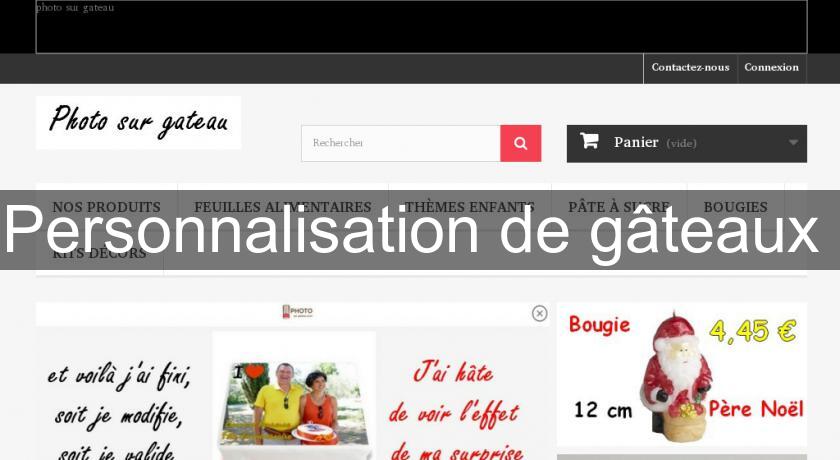 Personnalisation de gâteaux Personnalisation de gâteaux