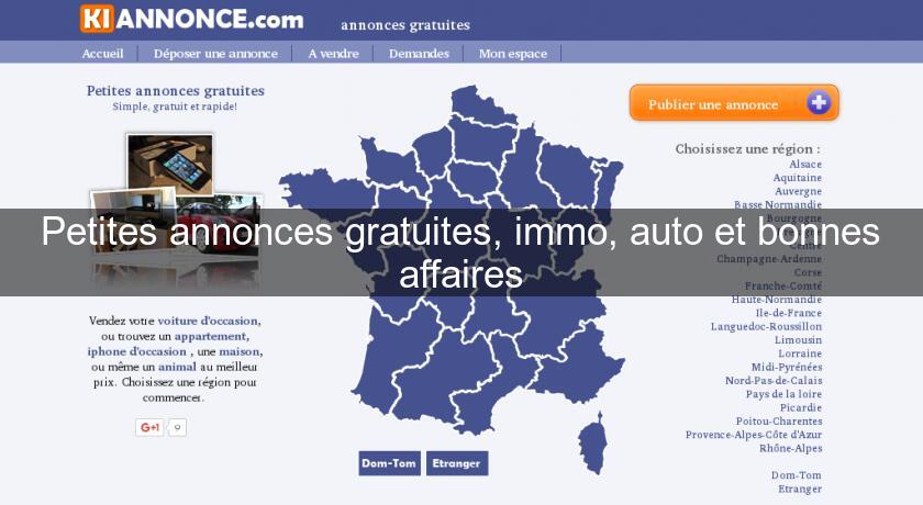 Petites annonces gratuites, immo, auto et bonnes affaires