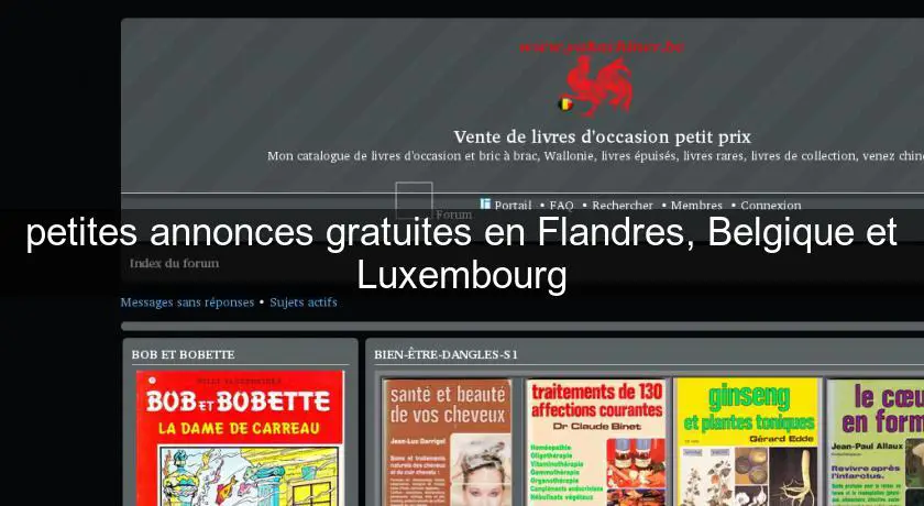 petites annonces gratuites en Flandres, Belgique et Luxembourg