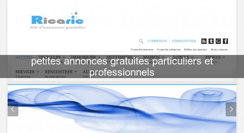 petites annonces gratuites particuliers et professionnels petites annonces gratuites particuliers et professionnels