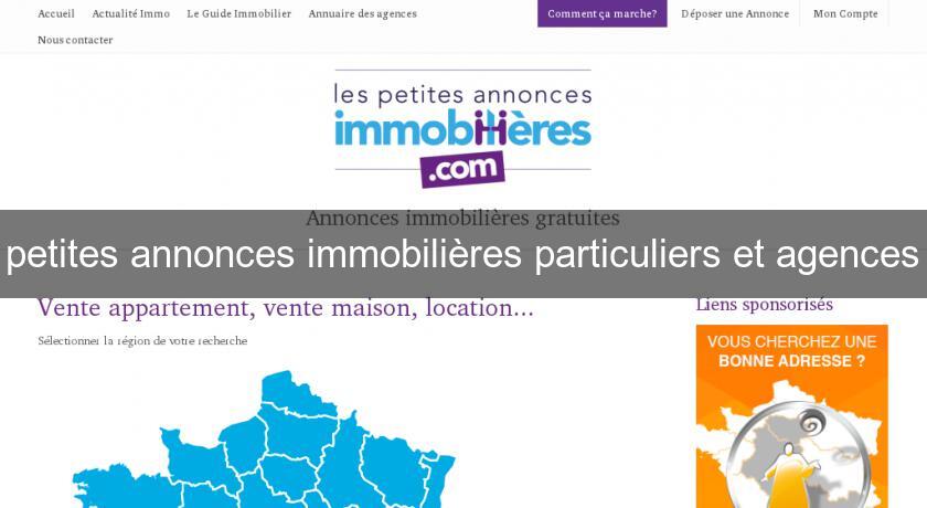 petites annonces immobilières particuliers et agences