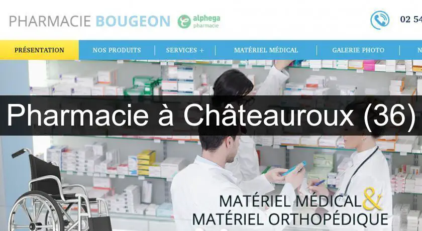 Pharmacie à Châteauroux (36)
