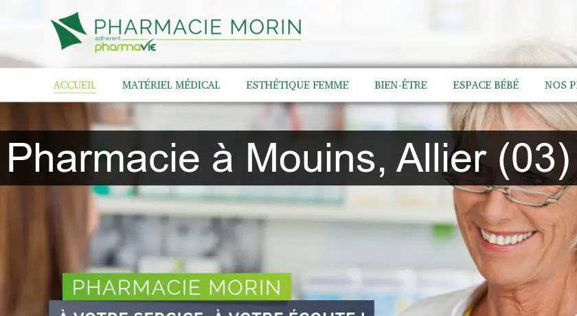 Pharmacie à Mouins, Allier (03)