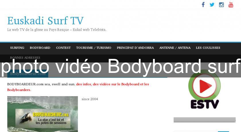 photo vidéo Bodyboard surf