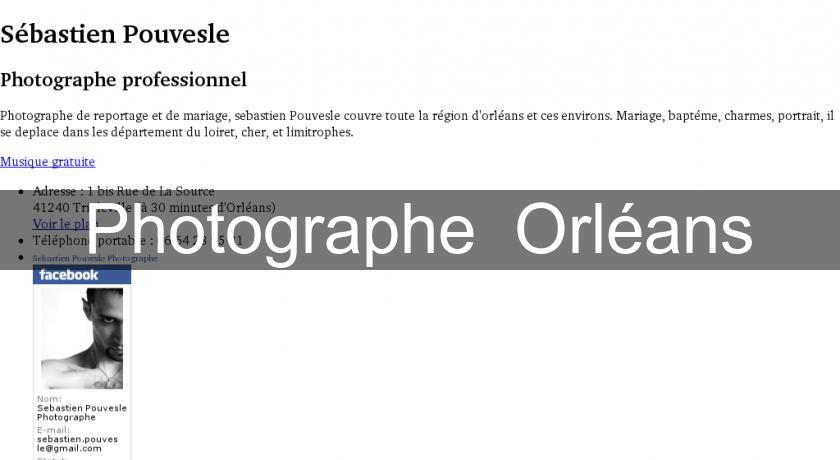 Photographe  Orléans