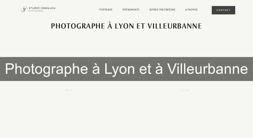 Photographe à Lyon et à Villeurbanne