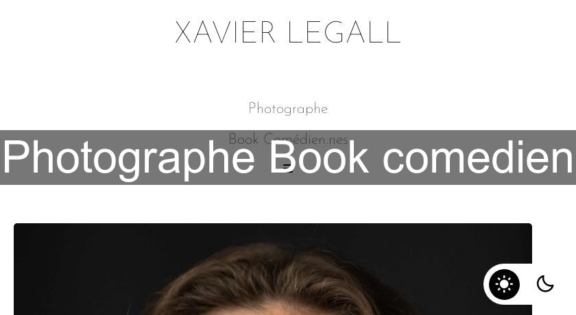 Photographe Book comedien