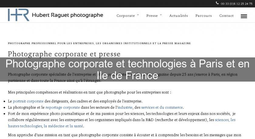 Photographe corporate et technologies à Paris et en Ile de France Photographe corporate et technologies à Paris et en Ile de France