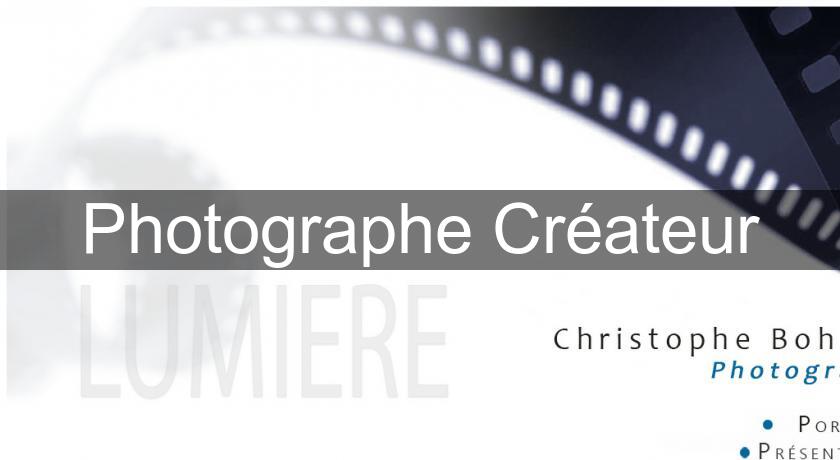 Photographe Créateur