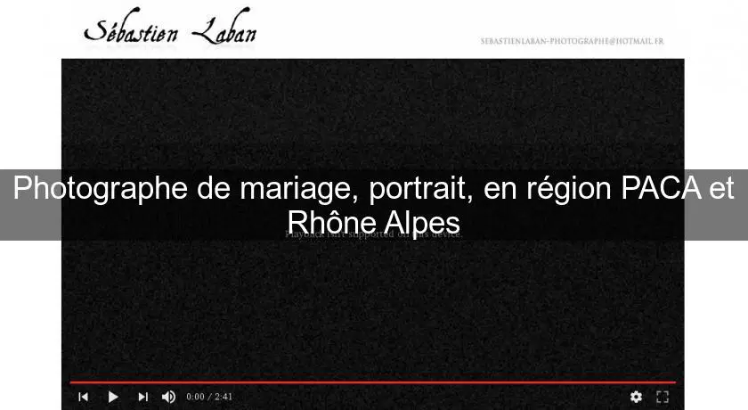 Photographe de mariage, portrait, en région PACA et Rhône Alpes