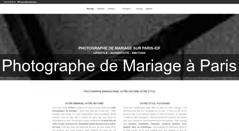 Photographe de Mariage à Paris Photographe de Mariage à Paris