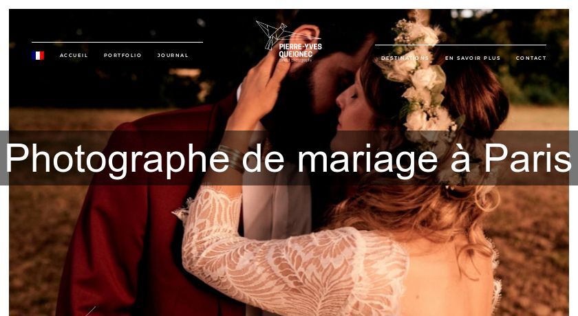 Photographe de mariage à Paris