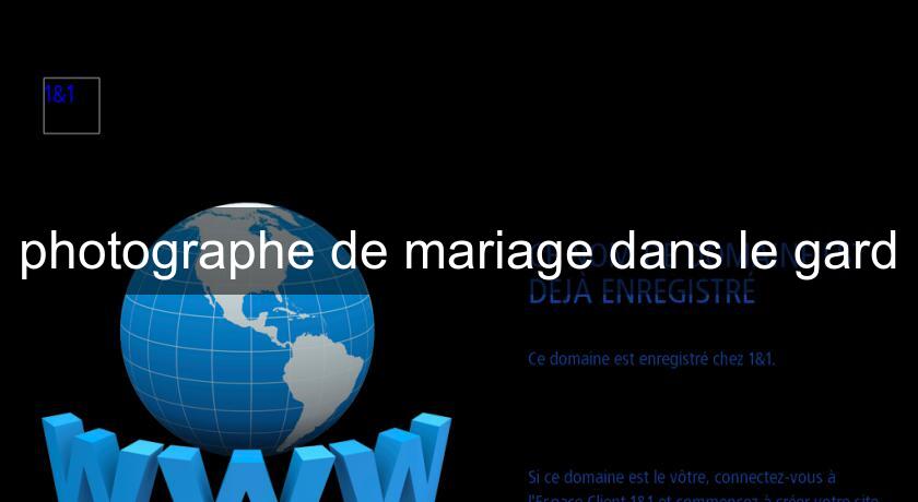 photographe de mariage dans le gard