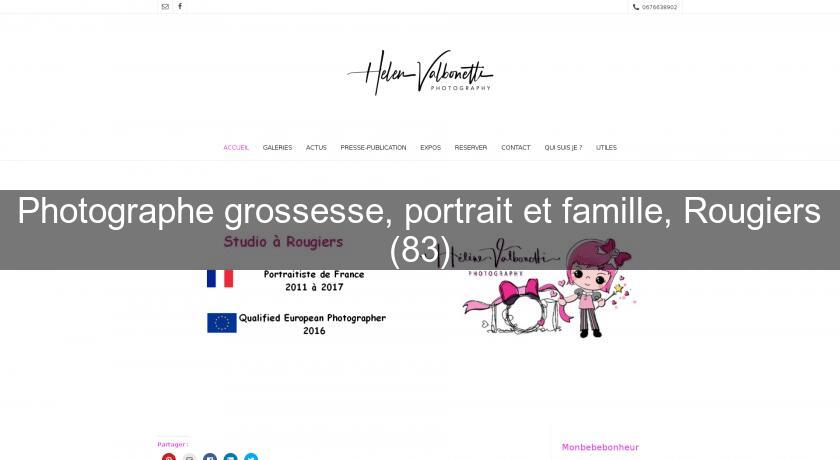 Photographe grossesse, portrait et famille, Rougiers (83)