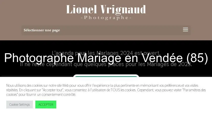 Photographe Mariage en Vendée (85)