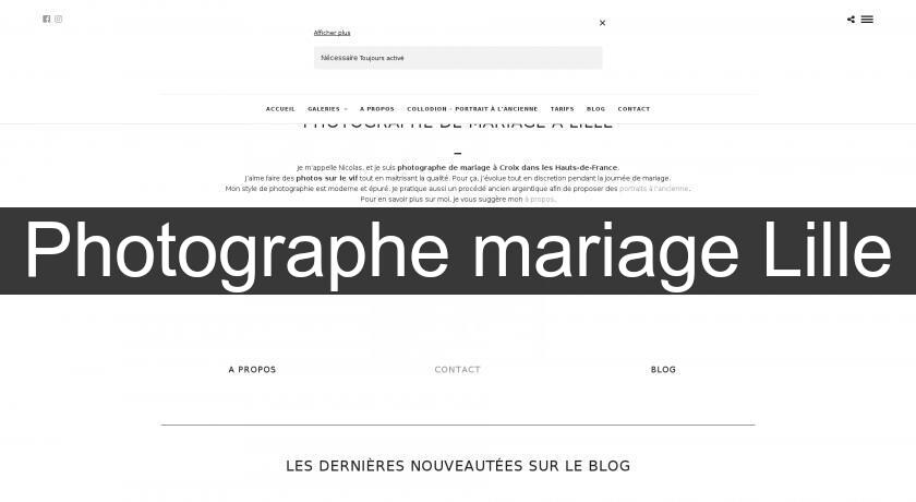 Photographe mariage Lille