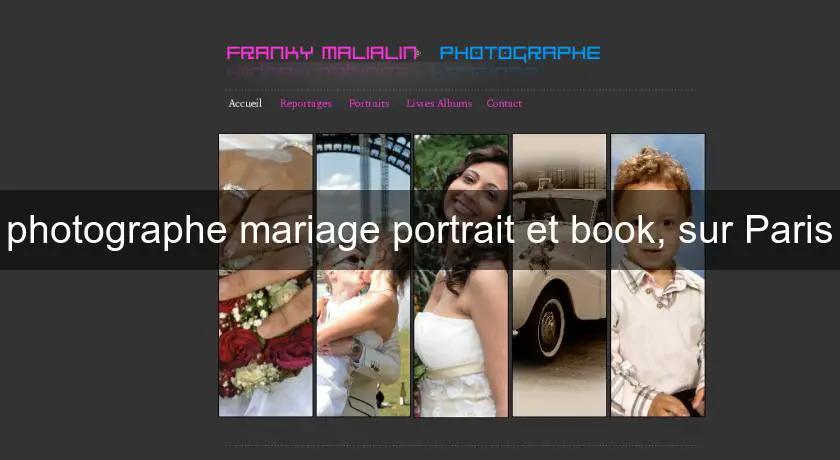 photographe mariage portrait et book, sur Paris