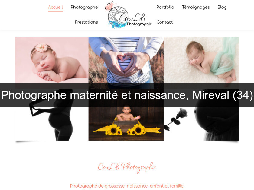 Photographe maternité et naissance, Mireval (34)