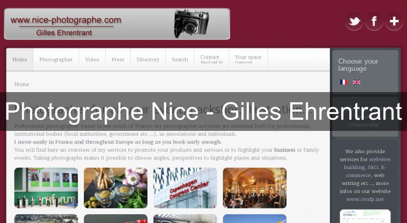 Photographe Nice - Gilles Ehrentrant