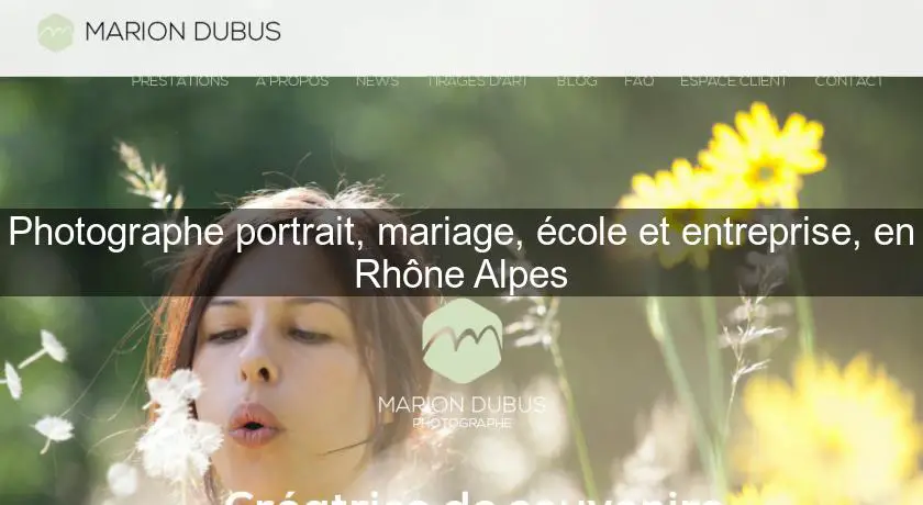 Photographe portrait, mariage, école et entreprise, en Rhône Alpes