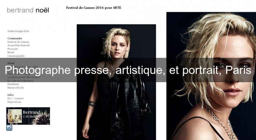 Photographe presse, artistique, et portrait, Paris