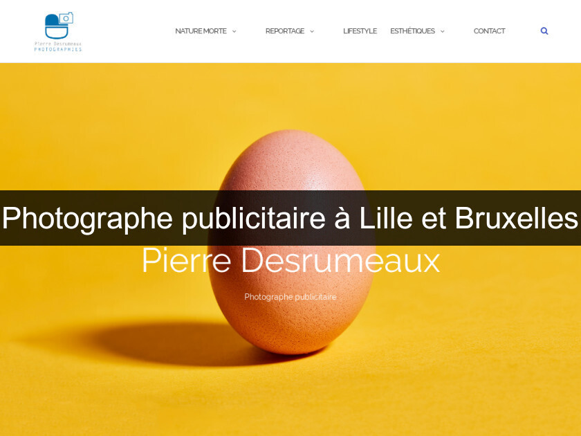 Photographe publicitaire à Lille et Bruxelles