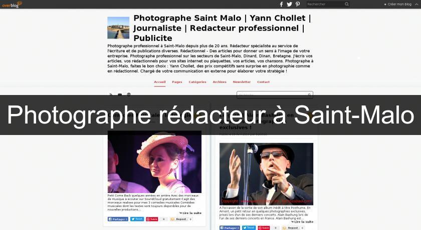 Photographe rédacteur à Saint-Malo Photographe rédacteur à Saint-Malo
