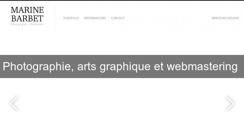 Photographie, arts graphique et webmastering 