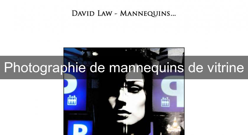 Photographie de mannequins de vitrine