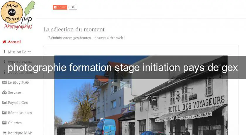 photographie formation stage initiation pays de gex