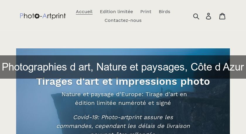 Photographies d'art, Nature et paysages, Côte d'Azur Photographies d'art, Nature et paysages, Côte d'Azur
