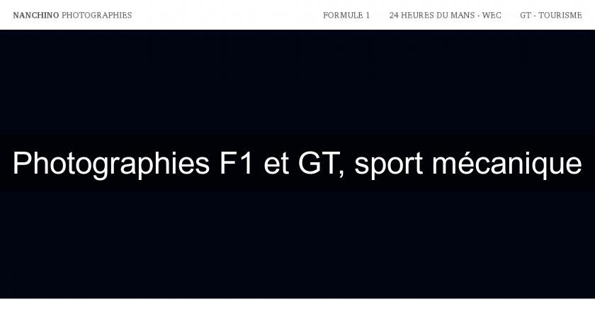 Photographies F1 et GT, sport mécanique
