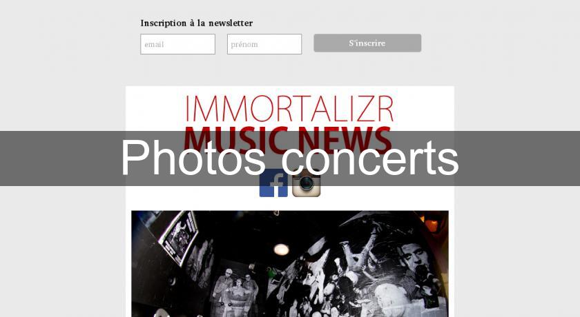 Photos concerts Photos concerts