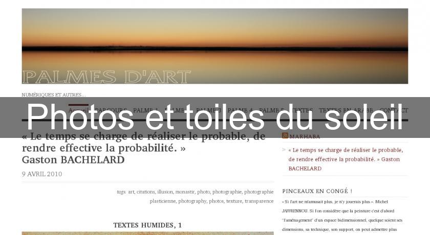 Photos et toiles du soleil Photos et toiles du soleil
