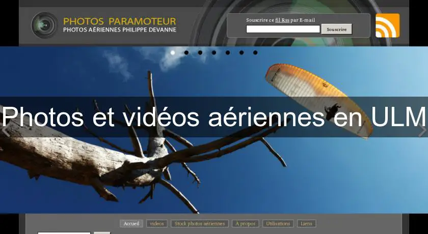 Photos et vidéos aériennes en ULM