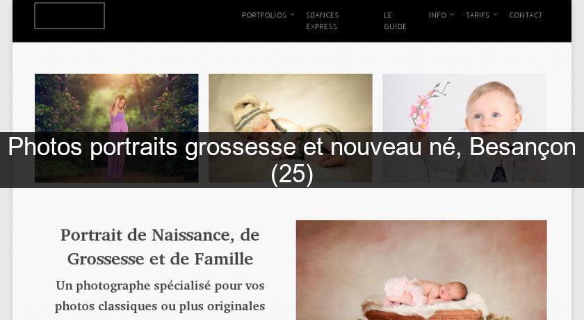 Photos portraits grossesse et nouveau né, Besançon (25)