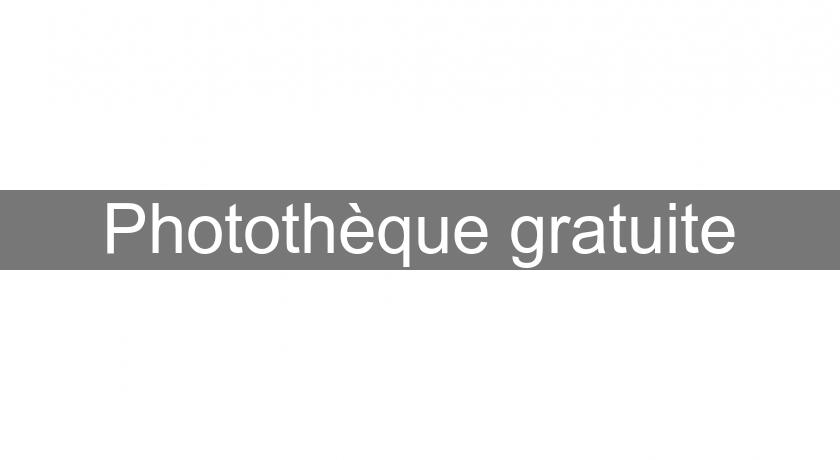 Photothèque gratuite