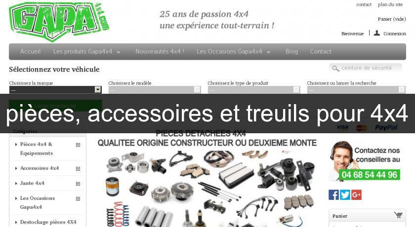 pièces, accessoires et treuils pour 4x4