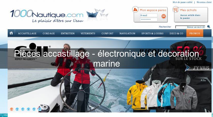 Pièces accastillage - électronique et decoration marine