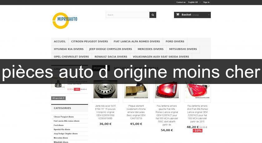 pièces auto d'origine moins cher pièces auto d'origine moins cher