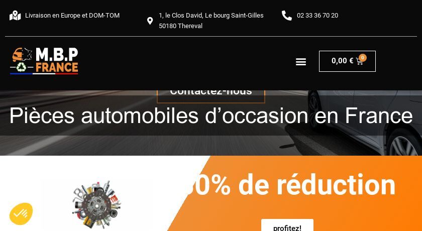 Pièces automobiles d’occasion en France