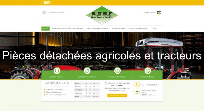 Pièces détachées agricoles et tracteurs