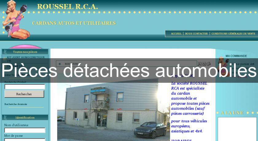 Pièces détachées automobiles Pièces détachées automobiles