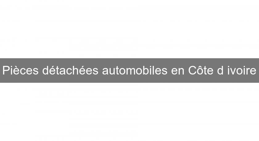 Pièces détachées automobiles en Côte d'ivoire