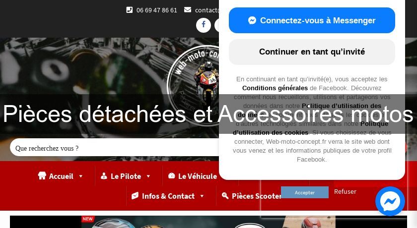 Pièces détachées et Accessoires motos Pièces détachées et Accessoires motos