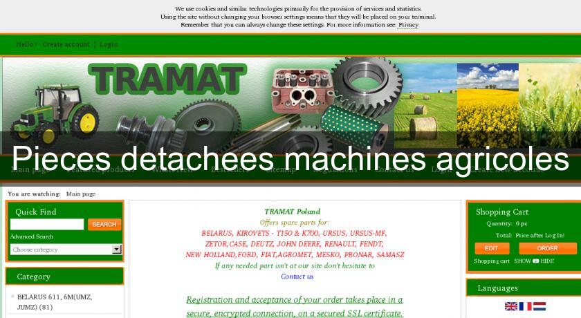 Pieces detachees machines agricoles Pieces detachees machines agricoles