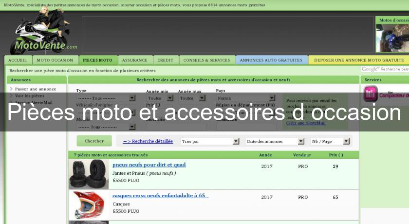 Pièces moto et accessoires d'occasion Pièces moto et accessoires d'occasion