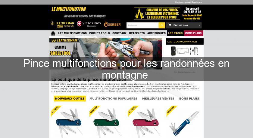 Pince multifonctions pour les randonnées en montagne Pince multifonctions pour les randonnées en montagne